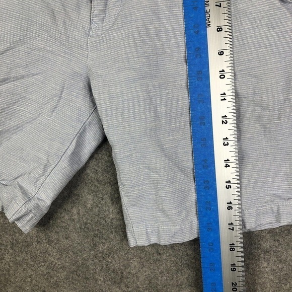 Rodd & Gunn Custom Fit Shorts Men's Size 30 Blue Striped Preppy Golf Casual - Picture 5 of 10